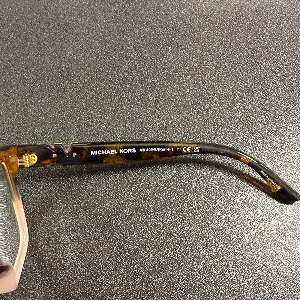Michael Kors mk 4094U Karlie I Brown and Pink Eyeglasses - Picture 3 of 4